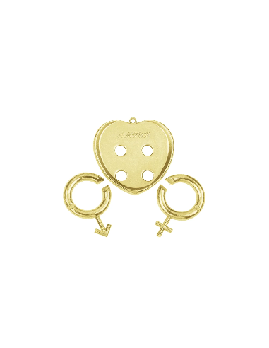 Mini Huzzle Cast Amour (dorado)