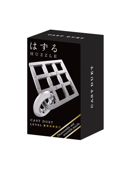 Mini Huzzle Cast Duet (plateado)