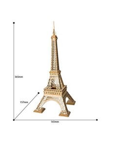 MODERN 3D WOODEN PUZZLE EIFFEL TOWER de Rolife. 2