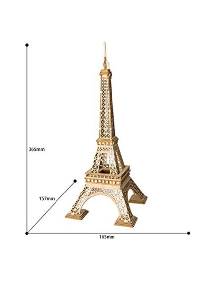 MODERN 3D WOODEN PUZZLE EIFFEL TOWER de Rolife.