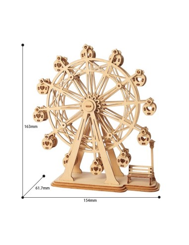 MODERN 3D WOODEN PUZZLE FERRIS WHEEL de Rolife.