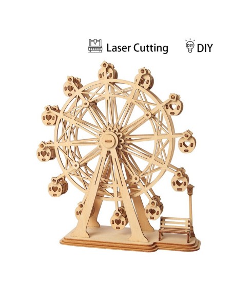 MODERN 3D WOODEN PUZZLE FERRIS WHEEL de Rolife.
