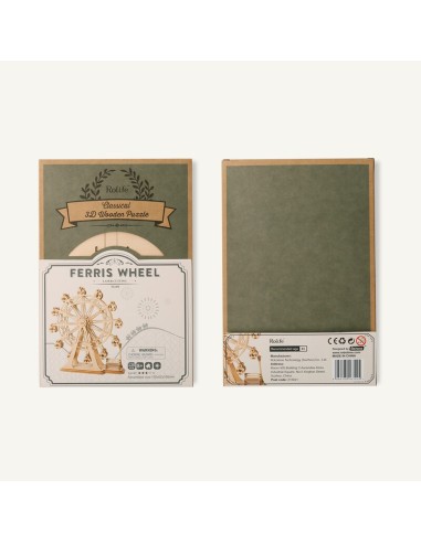 MODERN 3D WOODEN PUZZLE FERRIS WHEEL de Rolife.