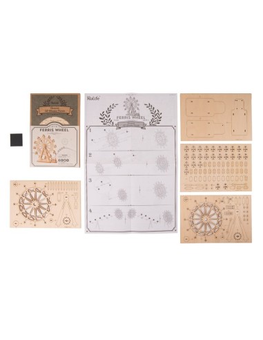 MODERN 3D WOODEN PUZZLE FERRIS WHEEL de Rolife.