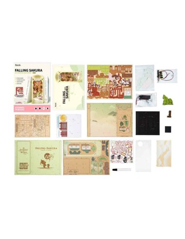 FALLING SAKURA SUJETALIBROS de Rolife.
