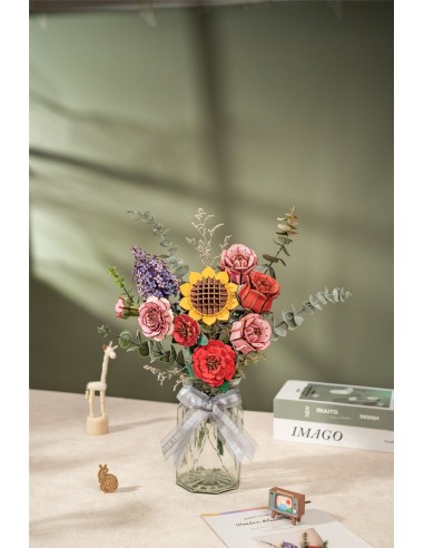 CLAVEL ROSA PUZZLE de Rowood by Robotime