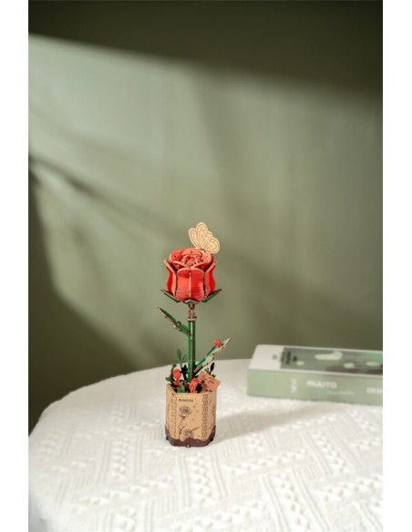 Rosa Roja Puzzle de Rowood by Robotime.