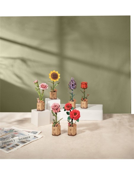 Rosa Roja Puzzle de Rowood by Robotime.