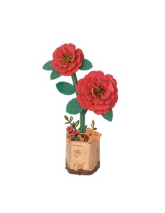 Camelia Roja Puzzle de Rowood by Robotime