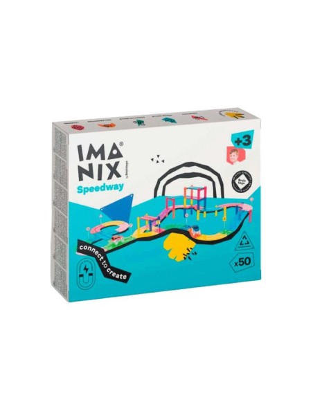 IMANIX PISTA DE CARRERAS 50 PIEZAS