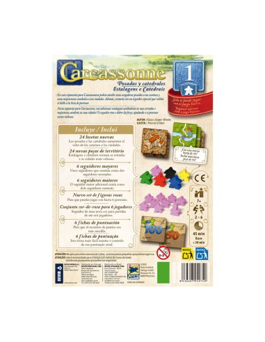 Carcassonne Exp.1 Posadas de Devir