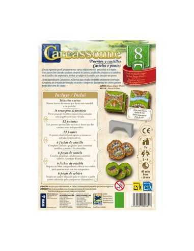 CARCASSSONNE EXP.8 PUENTES Y CASTILLOS