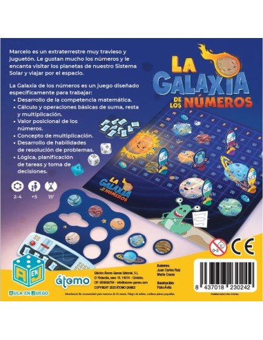 La Galaxia de los números de Átomo Games.