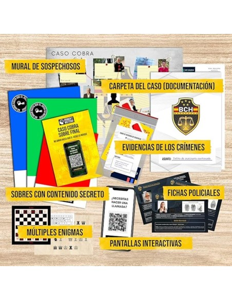 Caso Cobra de Crimen y Misterio.