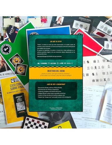 Caso Cobra de Crimen y Misterio.