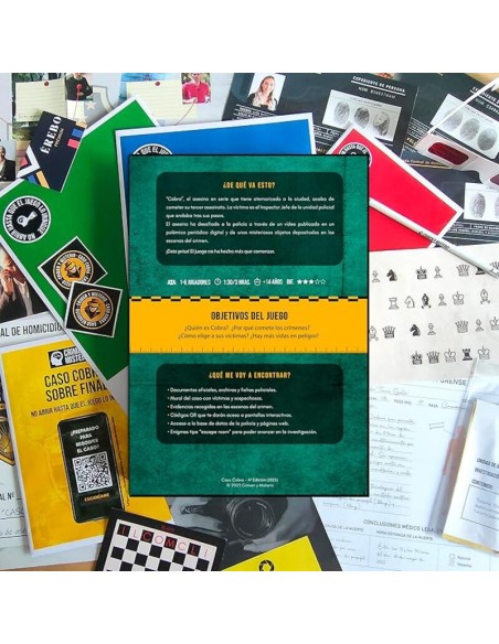 Caso Cobra de Crimen y Misterio.