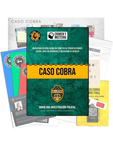 Caso Cobra de Crimen y Misterio.