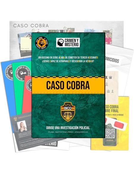 Caso Cobra de Crimen y Misterio.