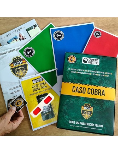Caso Cobra de Crimen y Misterio.