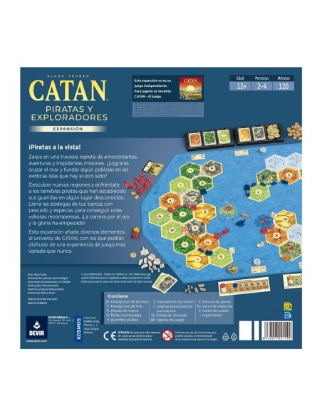 Catán Piratas y Exploradores.