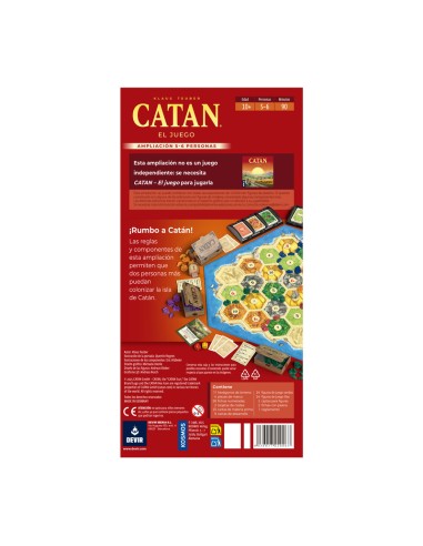 CATAN EL JUEGO (5-6 JUGADORES)