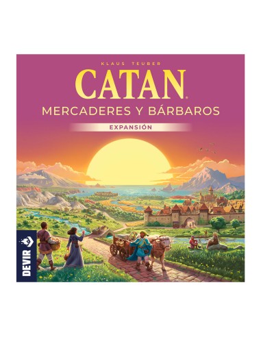 Catán Mercaderes y Bárbaros de Devir.