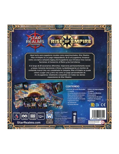 Star Realms: Rise of Empire de Devir.