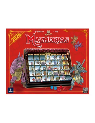 Calendario 365 Adventure Dungeon de Devir.