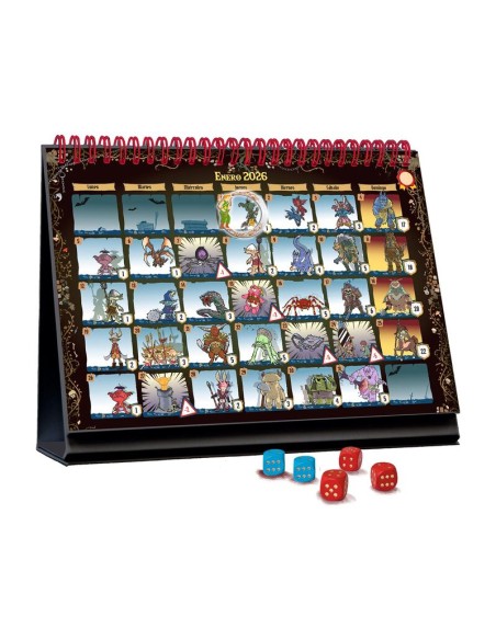 Calendario 365 Adventure Dungeon de Devir.