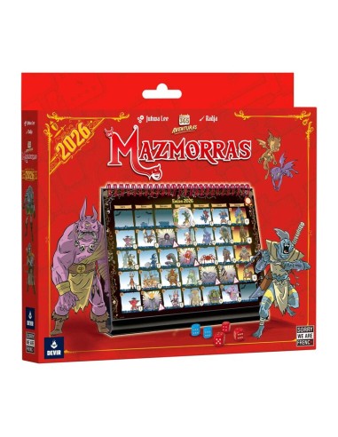 Calendario 365 Adventure Dungeon de Devir.