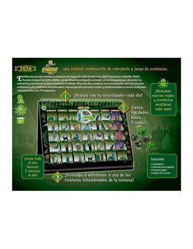 Calendario 365 Adventure Cthulhu de Devir.