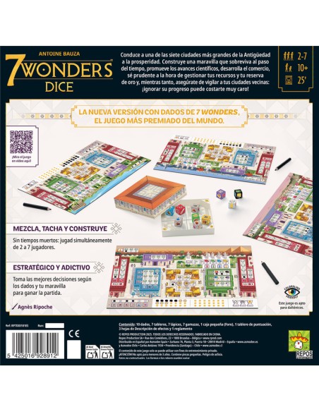 7 Wonders Dice