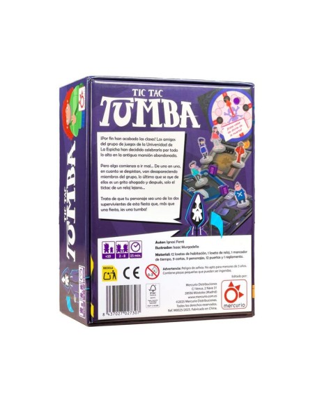 TIC, TAC, TUMBA de Mercurio Distribuciones.