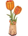 Orange Tulip de Rowood by Robotime.