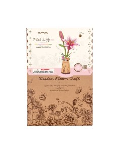 Lirio Rosa Robotime/Rowood. 2