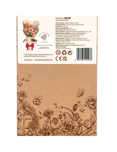 Gerbera Naranja Claro.