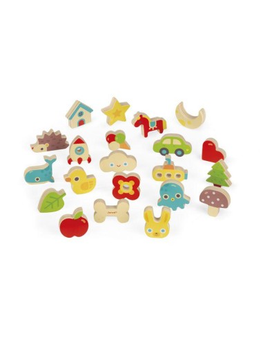 Juego de reconocimiento táctil de Janod.