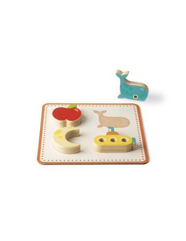 Juego de reconocimiento táctil de Janod.