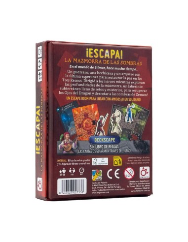 Escapa La Mazmorra de las Sombras de Mercurio Distribuciones.