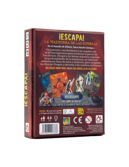 Escapa La Mazmorra de las Sombras de Mercurio Distribuciones.