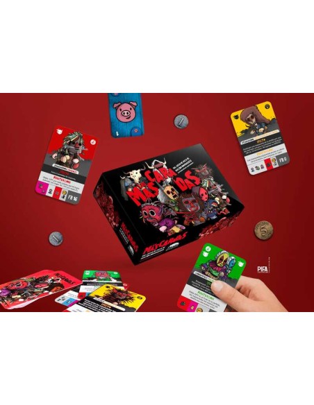 Mascaradas juego de cartas de Nacho Domínguez.