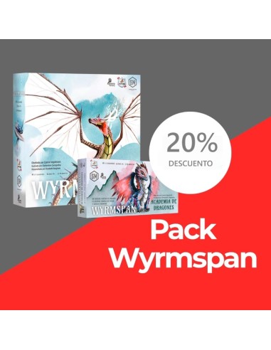 Pack Wyrmspan y Wyrmspan Academia de Dragones.
