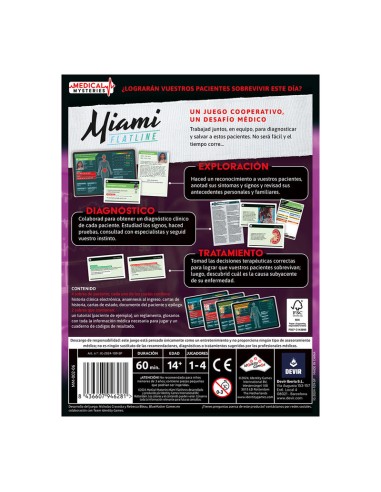 Medical Mysteries Miami de Devir.