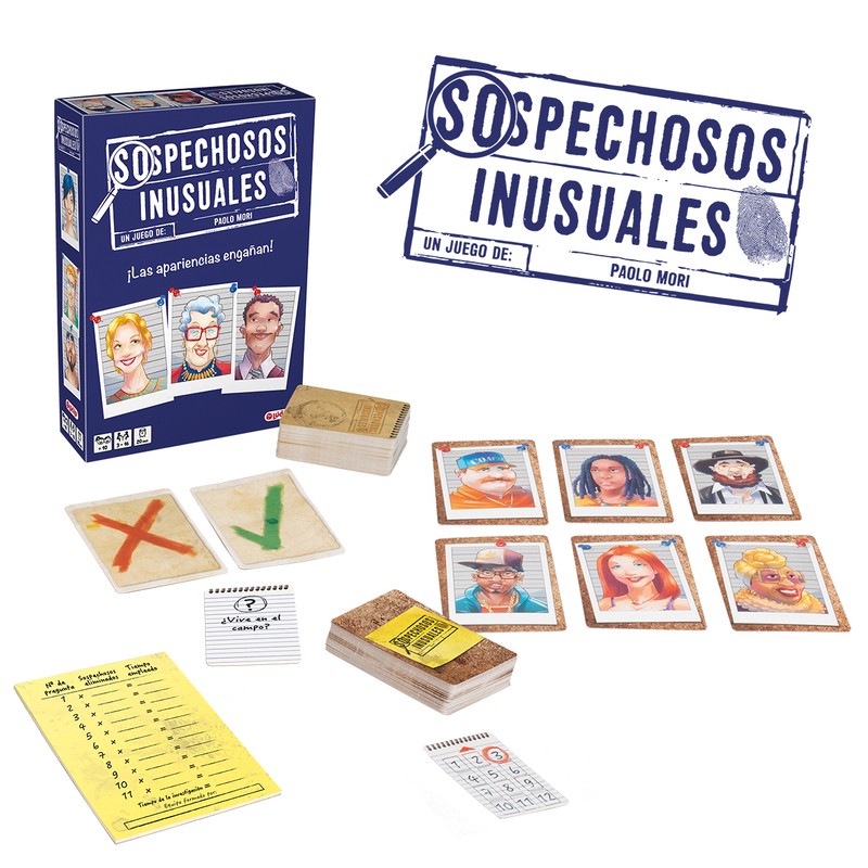 Sospechosos Inusuales es un juego cooperativo editado por Lúdilo