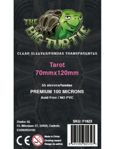 FUNDAS TORTUGA TAROT PREMIUM 70x120mm (55uds)
