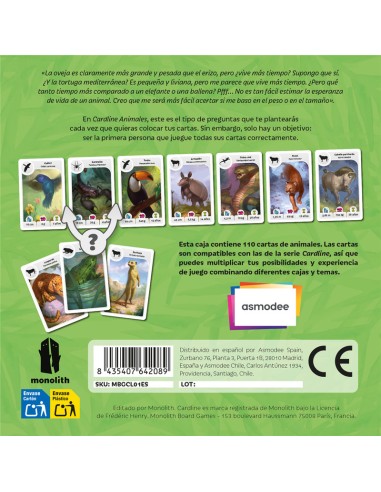 Cardline Animales 2 de Asmodee