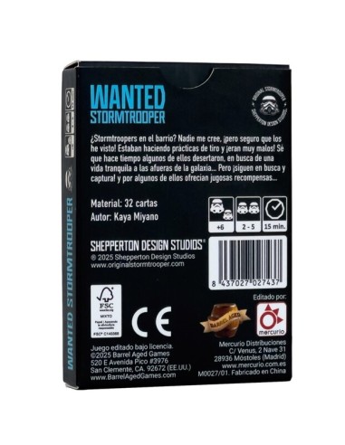 Wanted Stormtrooper de Mercurio Distribuciones.