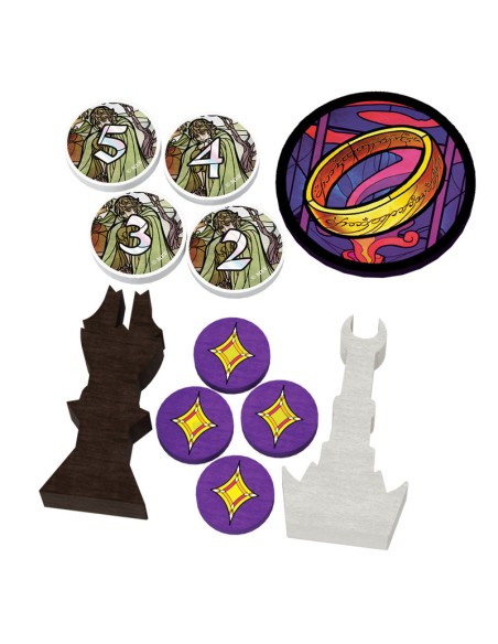 Las Dos Torres: El Juego de Bazas de Asmodee.