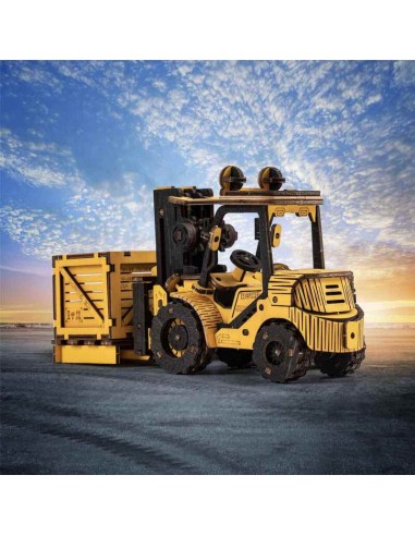 CARRETILLA ELEVADORA de Robotime.