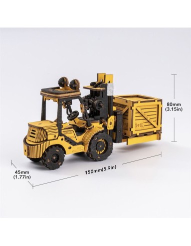 CARRETILLA ELEVADORA de Robotime.